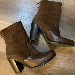 All Saints Hessian Suede Booties